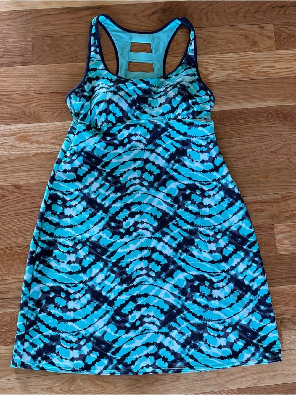 ZeroXposur Athletic Dress with padded Bra Quick Dry Ladder Back XXL